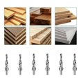 thumbnail image 2 of Twist Drill Bit Screw Ladder Drill Salad Drill Bit Countersink Drill Bit Easy Chip Removal Smooth Drilling, Fast Speed, 2 of 4