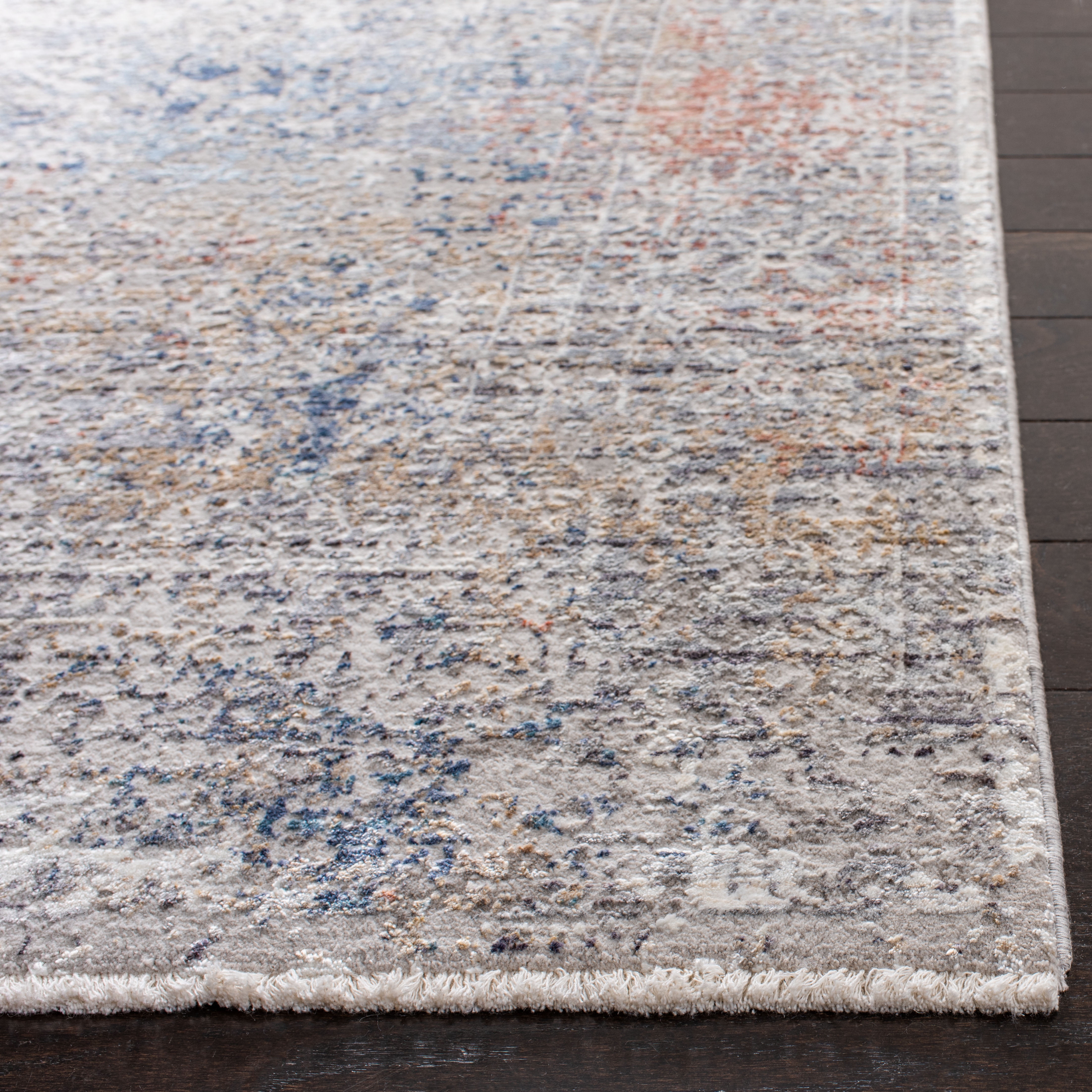 SAFAVIEH Dream Jessamine Distressed Area Rug, Grey/Blue, 5' x 8'
