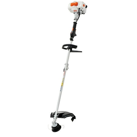 Sunseeker 2-Cycle Full Crank Shaft 26 cc Straight Shaft Gas String Trimmer and Brush