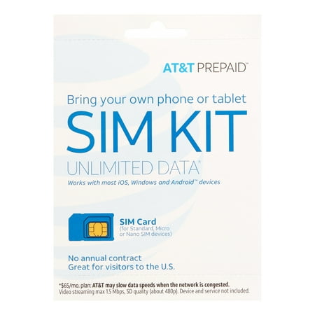 AT&T Prepaid Sim Card Kit (The Best International Sim Card)