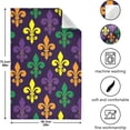 thumbnail image 3 of Mardi Gras Print Dish Towels for Kitchen Soft Tea Towel Set of 4 Absorbent Dishcloths Hand Towels for Drying Dish Cloths 28" x 18" Washcloth Gift, 3 of 7