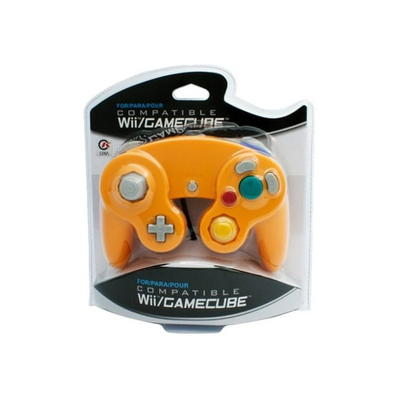 CirKa M05819 - Gamepad - wired - orange - for Nintendo GAMECUBE, Nintendo Wii