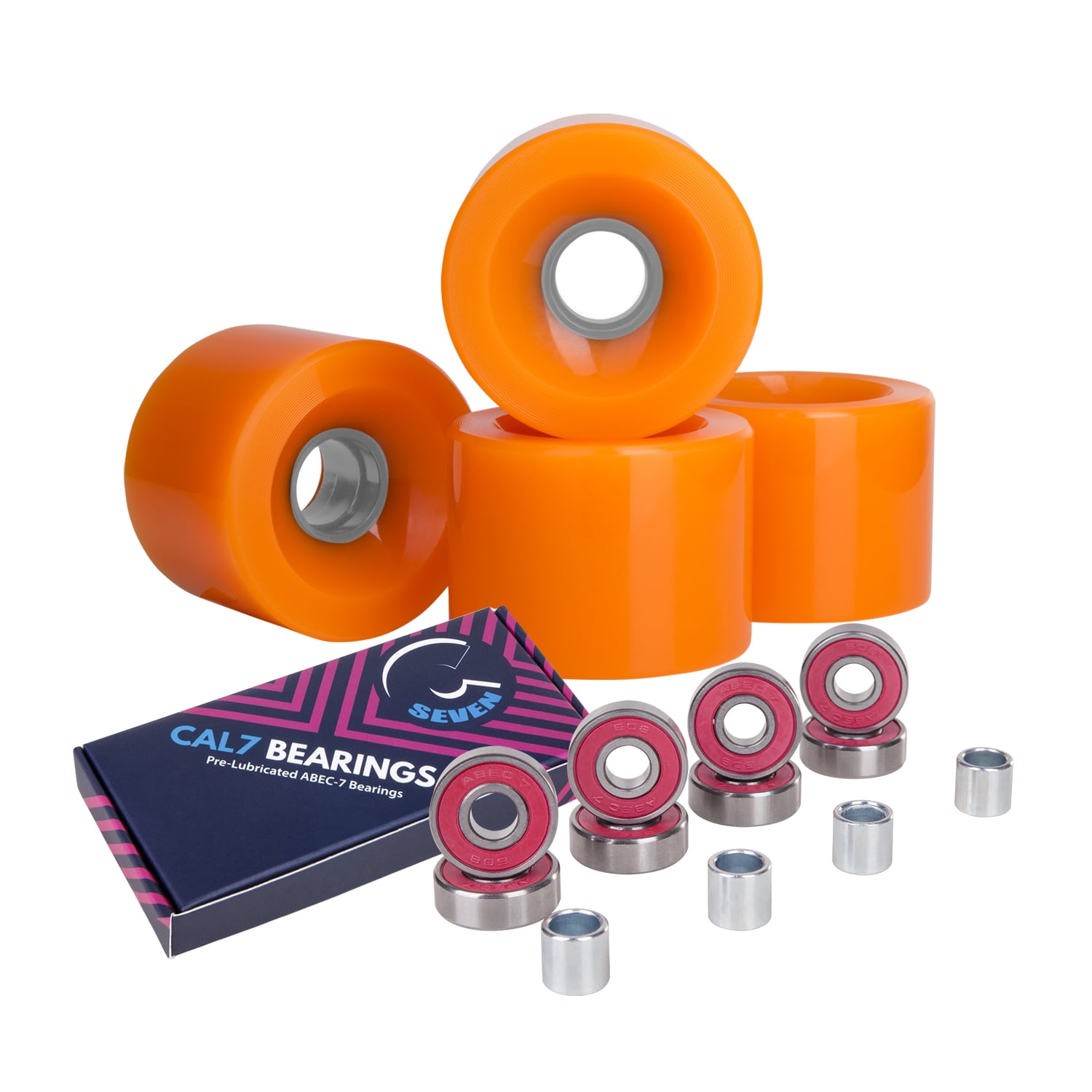 Cal 7 Polyurethane Skateboard Wheels for Street and Park 60 x 44 mm 83A