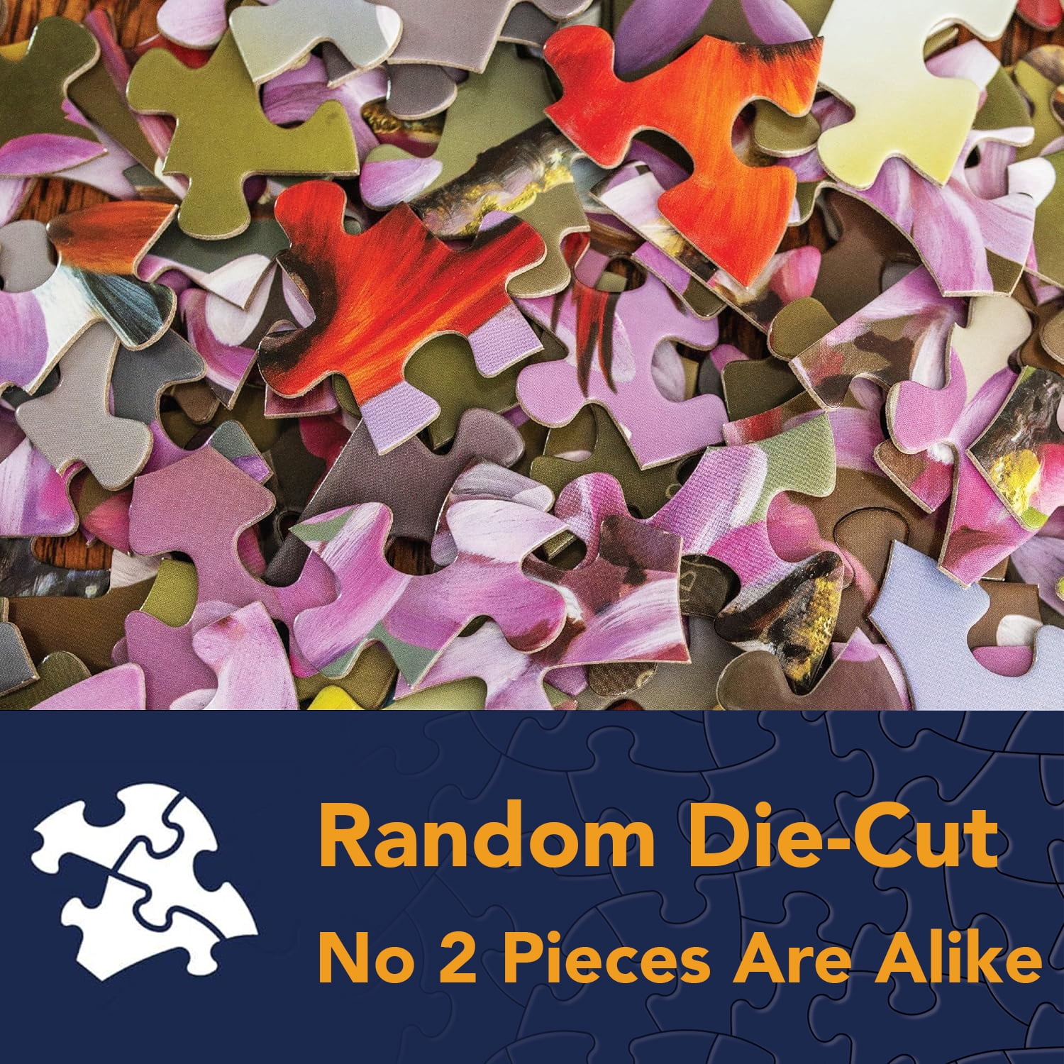 Bits and Pieces Jigsaw Puzzles For Adults Colorful Nature 300 Large Piece - Set of Three - 18 x 24 Inch