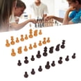 thumbnail image 1 of Pieces Chess Pieces Only PS Plastic Replacement Mini Chessmen Figurine Pieces 49mm Height King for Party Relaxing, 1 of 7