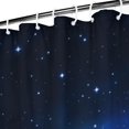 thumbnail image 3 of Colorful Starry Sky and Universe Modern Waterproof Shower Curtain Set with 12 Hooks, Washable Decorative Bathroom Shower Curtain, 3 of 6