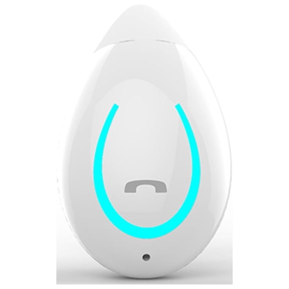 Latrodar Bluetooth Headset 5.0 Wireless Earring Clip-on Sports Car Hanging Ear Headphones Practical&Affordable White 6x3.6 Inch Home Gadgets