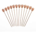 thumbnail image 2 of Mercer Barfly Stainless Steel Skull Cocktail Picks (Set of 12) | Copper Plated, 2 of 5