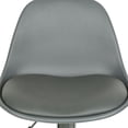thumbnail image 4 of 6 x Taburetes de Bar/Taburetes de Cocina, Silla de Bar Tapizada PU, Altura Ajustable y rotación de 360° - Gris esquí esquí Gafas de esquí, 4 of 5
