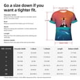 thumbnail image 4 of Naloa Lighthouse and Whale Men's T-Shirt Sport T-shirt Men's Basic Tee Casual Men's Shirt, Round Neck, Short Sleeves - Small, 4 of 5