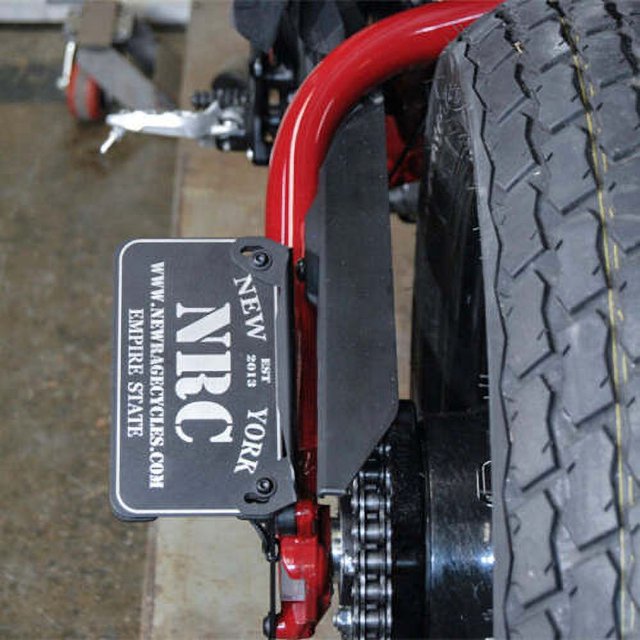 New Rage Cycle Side Mount License Plate Bracket for FTR 1200