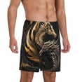 thumbnail image 2 of Sikiie Vintage Metal Dragon Mens Pajama Shorts, Lightweight Lounge Pant with Pockets Soft Sleep Pj Shorts for MenX-Large, 2 of 6