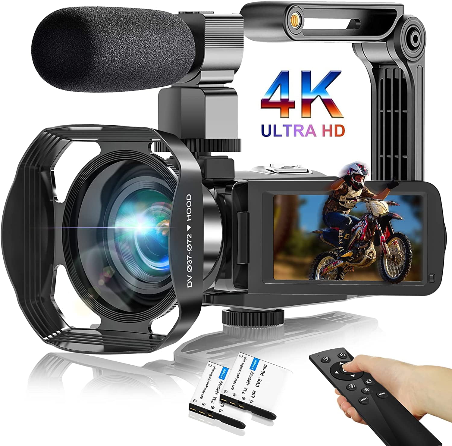 YIXINXIN Video Camera for Youtube Camcorder 4K WiFi 48MP Vlogging