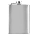 thumbnail image 2 of Botella de bolsillo de acero inoxidable para whisky, licor, vino y alcohol (8 oz), 2 of 13