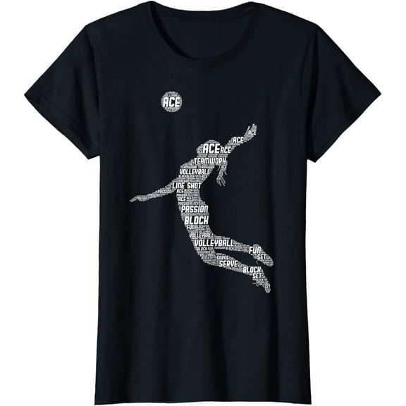 Volleyball Teen Girl Women Youth Player T-Shirt