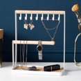 thumbnail image 4 of enjoywould Jewelry Storage Rack Large Capacity Jewelry Display Stand Bracelet Necklace Watch Earrings Organization Holder Stable Structure Jewelry Organizer, 4 of 4