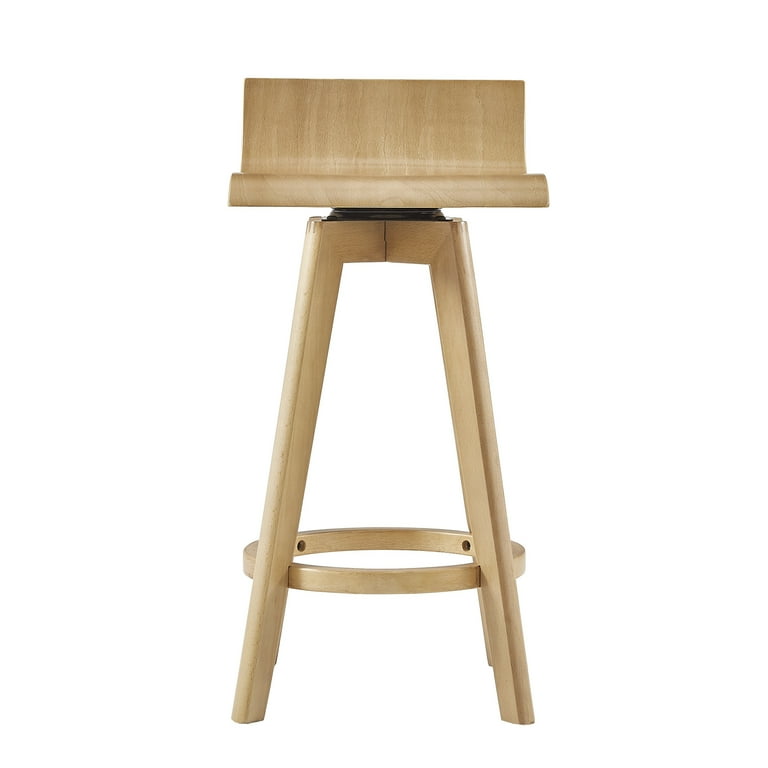 Weston Home Aleksi Modern Wood 24 inch Swivel Counter Stool Set