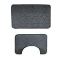 thumbnail image 3 of Chmadoxn Bathroom Rugs, Rugs for Living Room, Area Rug, Bath Mat Velvet Carpet Two Sets Of-shaped Water-proof Non-slip Mat Bathroom Non-slip Mat Bathroom Toilet Base Side Mat Lavatory carpet, 3 of 7