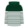 thumbnail image 4 of Aboser Womens Zip Up Hoodies Long Sleeve Fashion Sweatshirt Loose Fit Striped Hooded Sweatshirts Fleece Y2K Hoodie Jackets 2026 Preppy Fall Winter Clothes Green XL, 4 of 5