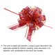 thumbnail image 4 of 10uds 7 Pulgadas Grande Tirar Lazo Unique Bargains Cinta Organza Borgoña para Boda Cestas Regalos Navidad Fiesta, 4 of 6