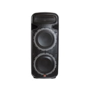2 Mr Dj PSBAT6200 Dual 15 4000 Watt Max Power 3 Way Party Speaker with Built-In Bluetooth & Rechargeable Battery