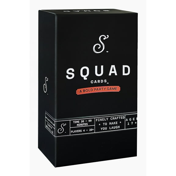 Squad Cards - An Adult Party Essential, Easy to Learn, Fast-Paced, Interactive, Perfect for Every Occasion, 4  Players - Perfect for Large Groups