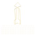 thumbnail image 1 of Cute Paperclips, 100Pcs Funny Planner Clips Cute Look  For School Arrowhead, 1 of 8