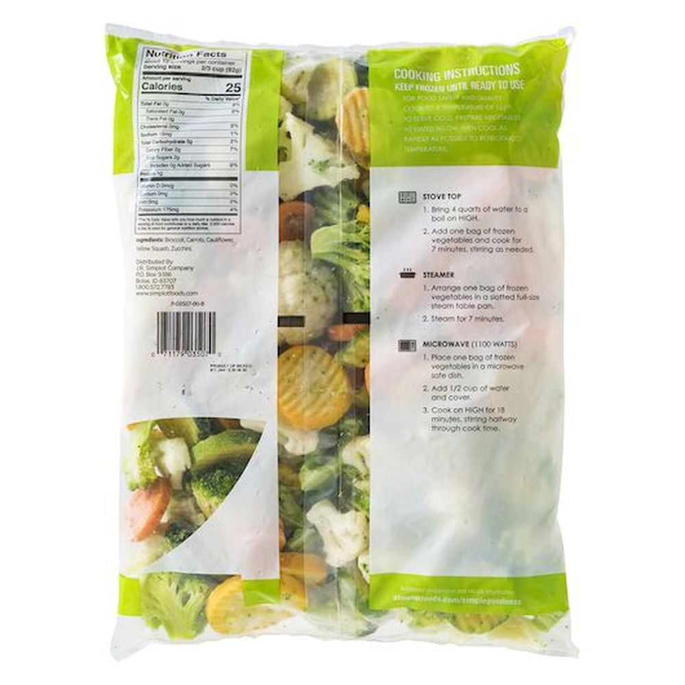 Simplot Simple Goodness Normandy Vegetable Blend, 3 Pound -- 8 per case
