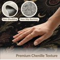 thumbnail image 6 of ODIKA 3'x5' Washable Accent Rug Black Gold Celestial Elegance Decorative Design Ornate Botanical and Astronomical Motifs for Bedside, Nursery Room, Pet Friendly & Non-Shedding, 6 of 7