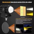 thumbnail image 4 of Par Faros Led De Lupa Doble Color Para Auto Moto,motocicleta, 4 of 8