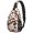 Thanksgiving Turkey Hat Apple Pattern, variant on Thanksgiving Turkey Fruit Plate Maple Leaf Sling Backpack, Unisex Daily Travel Sling Pack with Side Mesh Pockets, Adjustable Ambidextrous Strap Gift Ideas for Hiking Cycling Walking