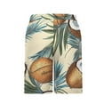 thumbnail image 3 of New trending & for spring Viikei Men's Shorts with Elastic Waist,Men Casual Fashion Print Shorts with Pockets Elastic Waist Beach Pants Beige XXXXXL, 3 of 4