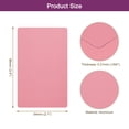 thumbnail image 2 of Uxcell 200Pcs Metal Business Card Blanks,1/64" Thick 3.4x2" Rose Gold Aluminum, 2 of 7