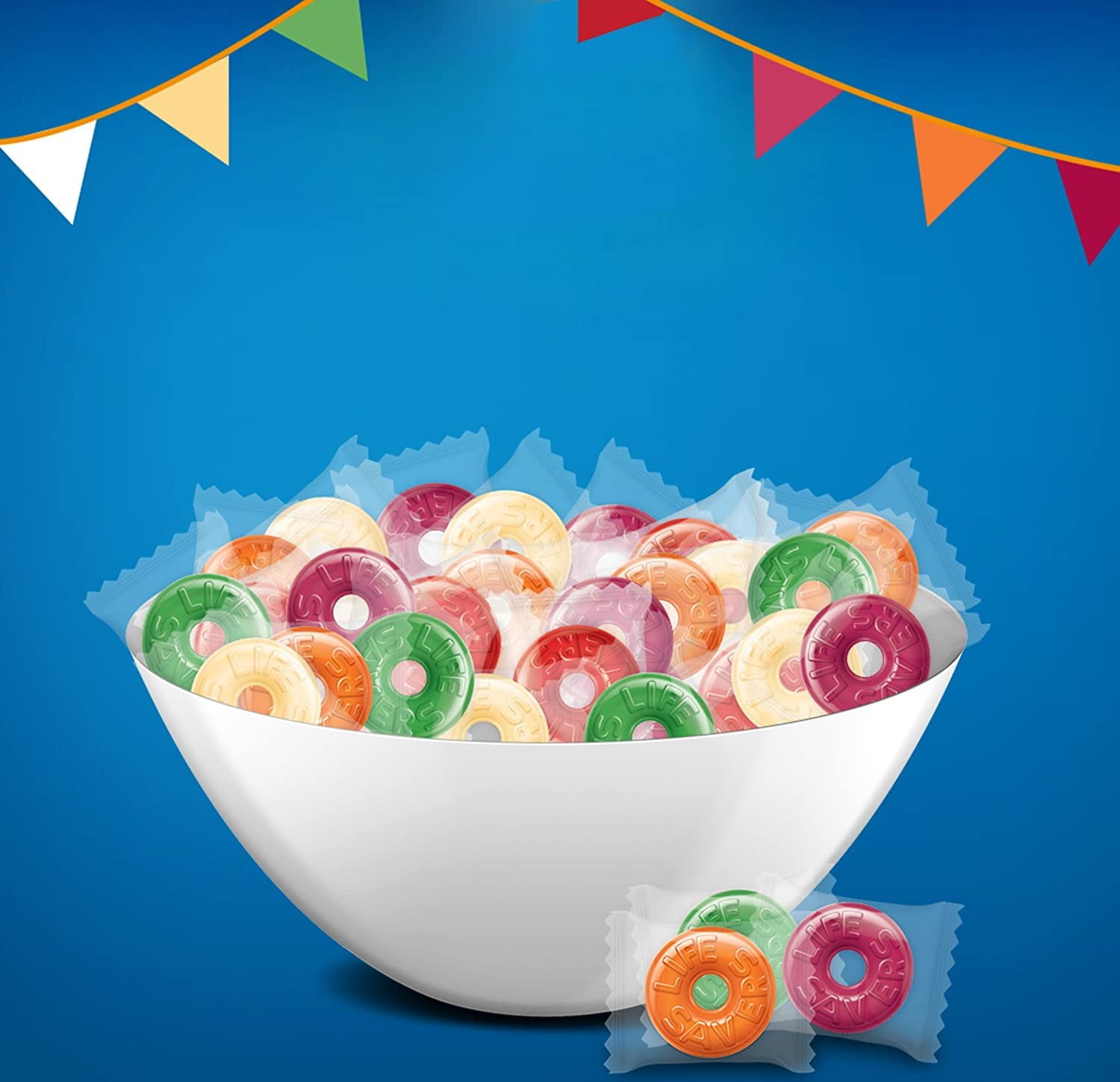 Life Savers Five Flavors Hard Candy, Pack of 2, Total Count 20 (10 per Box)