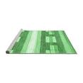 thumbnail image 2 of Ahgly Company Machine Washable Indoor Round Solid Emerald Green Modern Area Rugs, 4' Round, 2 of 4