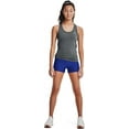 thumbnail image 2 of Under Armour Women's HeatGear Mid Rise 3Γ ¥ Shorts (Royal/White, M), 2 of 3