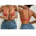 thumbnail image 7 of SCSAlgin Women's Push Up Bra Racerback Front Closure Bras Lace Padded Underwire Plunge, 7 of 7