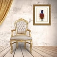thumbnail image 3 of Fab Funky 26x32 Gold Ornate Wood Framed with Double Matting Museum Art Print Titled - Pheasant Splash 3, 3 of 4