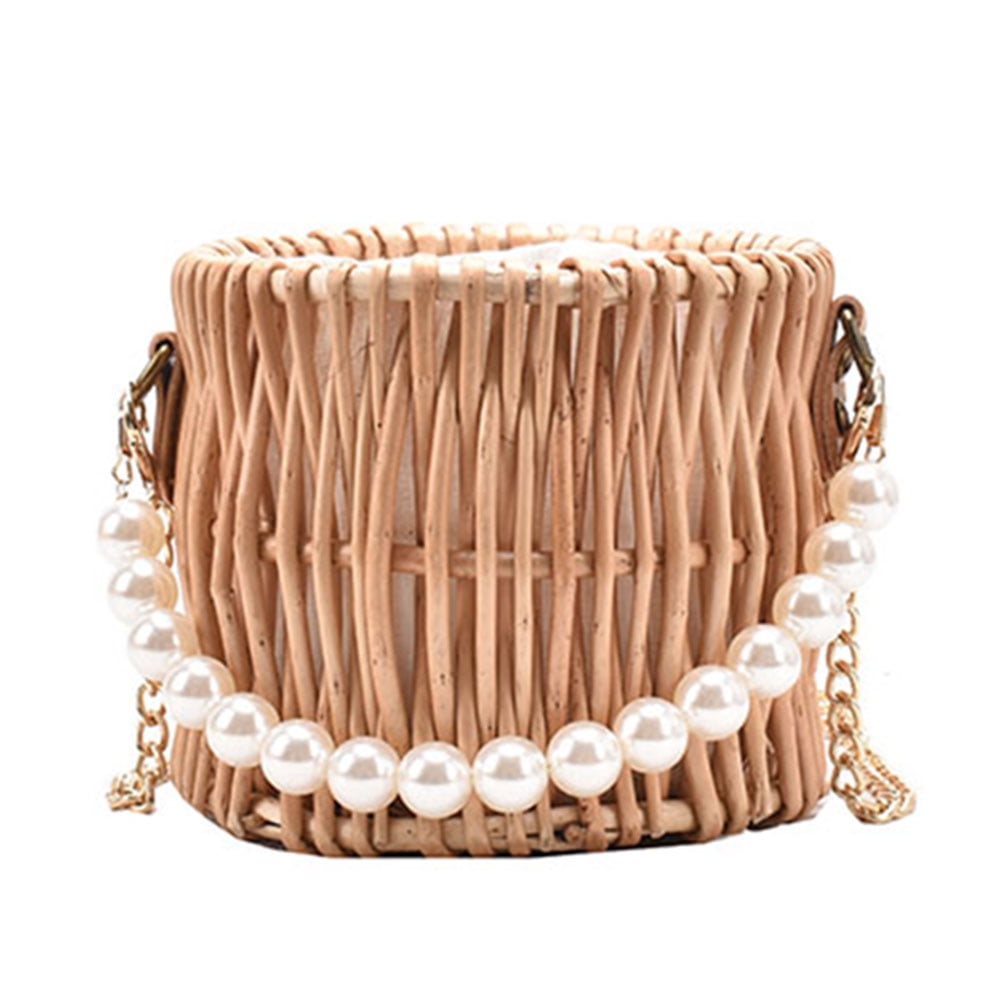 Small Round Rattan Shoulder Bag for Women Beach Nigeria Ubuy