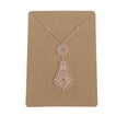 thumbnail image 2 of 150 Sets Necklace Display Cards Earring Holder Cards with Bags for Jewelry Display (Display Cards and Bags for Each 150pcs), 2 of 7
