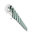 thumbnail image 3 of Awntech 8 Ft California Medium Duty Manual Retractable Patio Fixed Awning (96in x 7.88in x 78in), Forest/White Stripe, 3 of 5