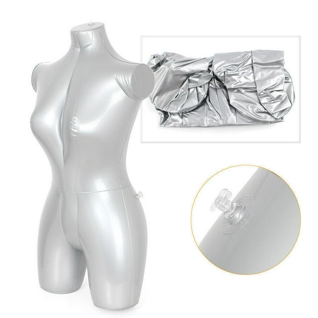 Bgsha 1pcs Woman Whole Body W/ Inflatable Mannequin Fashion Dummy Torso Model Tool Ladies Full Body With Arms For Clothing Collections