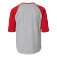 thumbnail image 3 of Lat Youth Baseball Fine Jersey Three-Quarter Sleeve Tee, 3 of 5