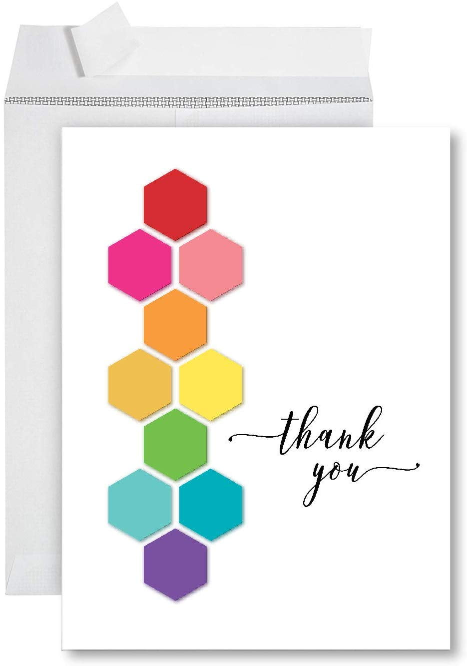 Koyal Wholesale Big Jumbo Thank You Card With Envelope 8.5 x 11 inch