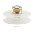 thumbnail image 3 of 8Pcs Shower Pulley V-Groove Wheel, Nylon Wheel for Bathroom Glass Sliding Door, Copper Roller Hangi, 3 of 5