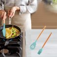 thumbnail image 5 of Utensilios de cocina de 2 piezas, juego de utensilios de cocina de silicona con mango de madera, utensilios de cocina antiadherentes resistentes al calor, 5 of 5