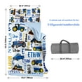 thumbnail image 6 of Personalized Toddler Nap Mat for Daycare Cot Bedding - Baby Kids Nap Mats & Pillow Blanket Preschool Kindergarten Children Sleeping Bag & Custom Name Easy Carry Blue Cars, 6 of 9