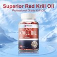 thumbnail image 5 of Krill antártico 1000 mg: contiene OMEGA-3 EPA/DHA para la salud del cerebro, las articulaciones y la piel - 120 s, 5 of 5