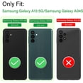 thumbnail image 2 of Galaxy A13 5G Case / A04S Case, Samsung Galaxy A13 5G Case with HD Screen Protector, Heavy Duty Shockproof Phone Cover with Magnetic Kickstand Ring for Galaxy A13 5G, Blue, 2 of 15
