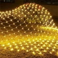 thumbnail image 6 of Kugisaki Christmas Net Lights Outdoor Decoration, 192 LED Net Lights with 8 Modes 118"x78" Waterproof Holiday Outdoor Bush Mesh Lights for Halloween Christmas Decorations（White）, 6 of 6